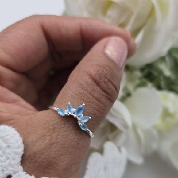 KYNDALL RING STERLING SILVER SET - Picture 9 of 14